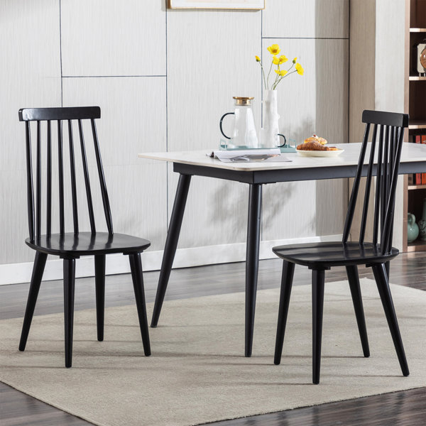 Black farmhouse dining discount chairs